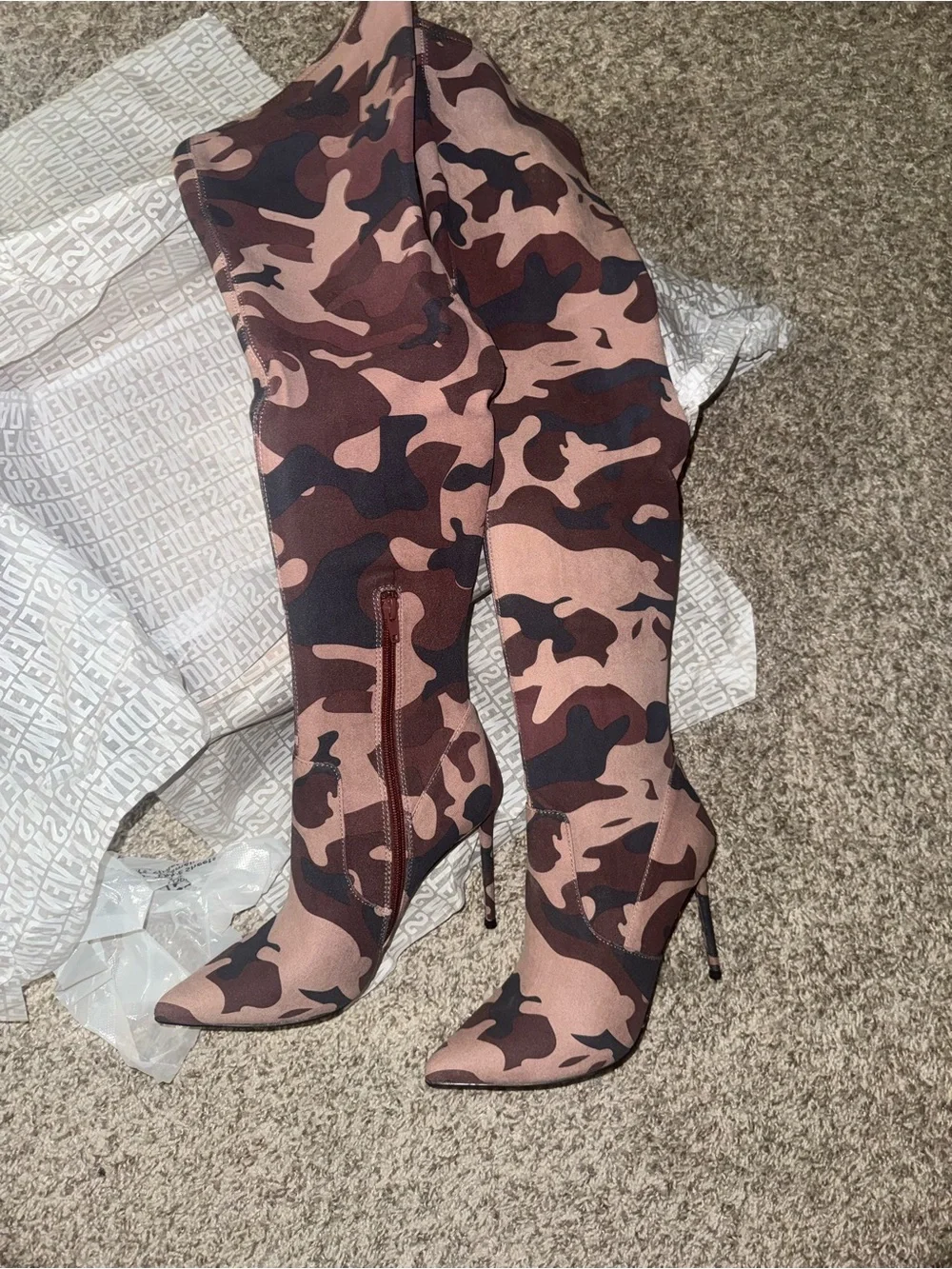 Steve Madden knee boot upper